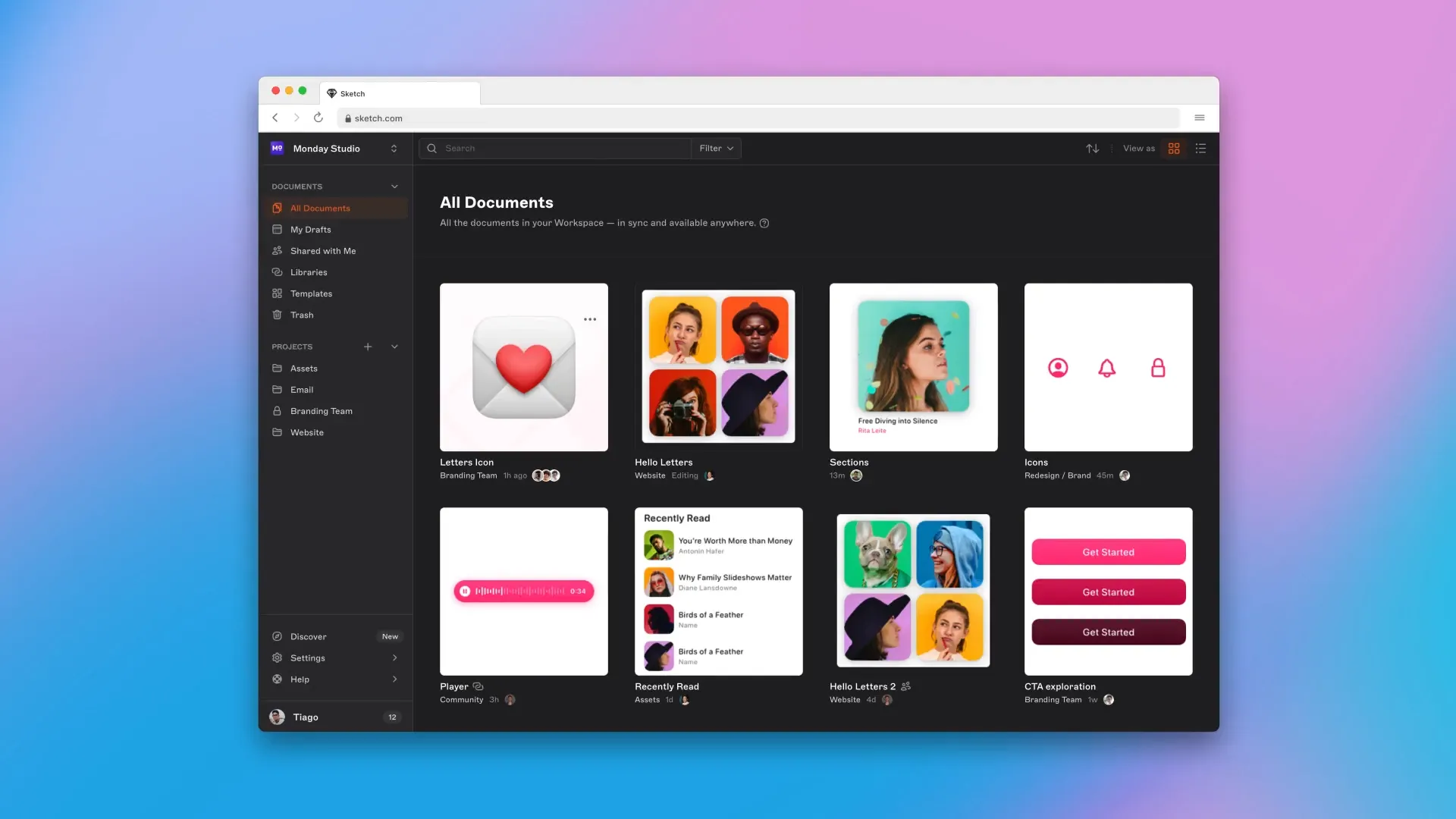 Dark Mode in the Web App
